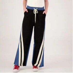 Newin USA Contrast Stripe denim Sweatpants size M
